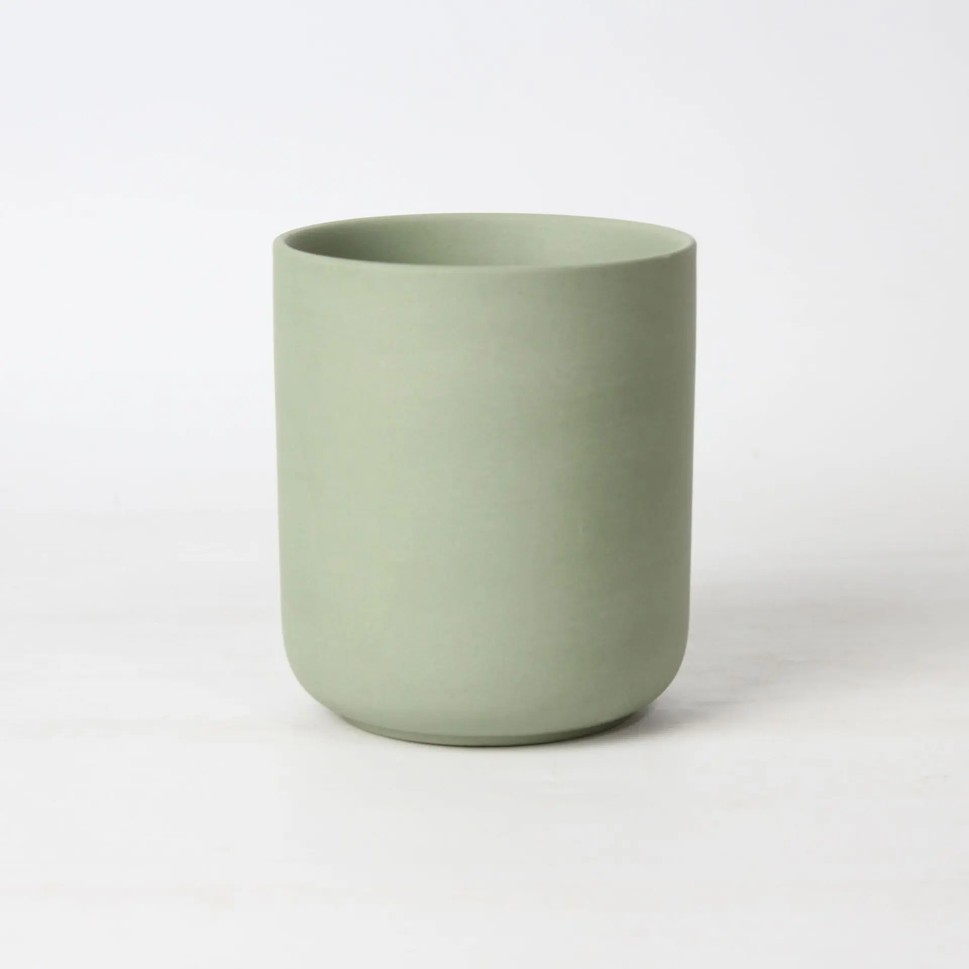 Handcrafted Matte Ceramic Jar with Minimalist Design Candle holders New Zealand