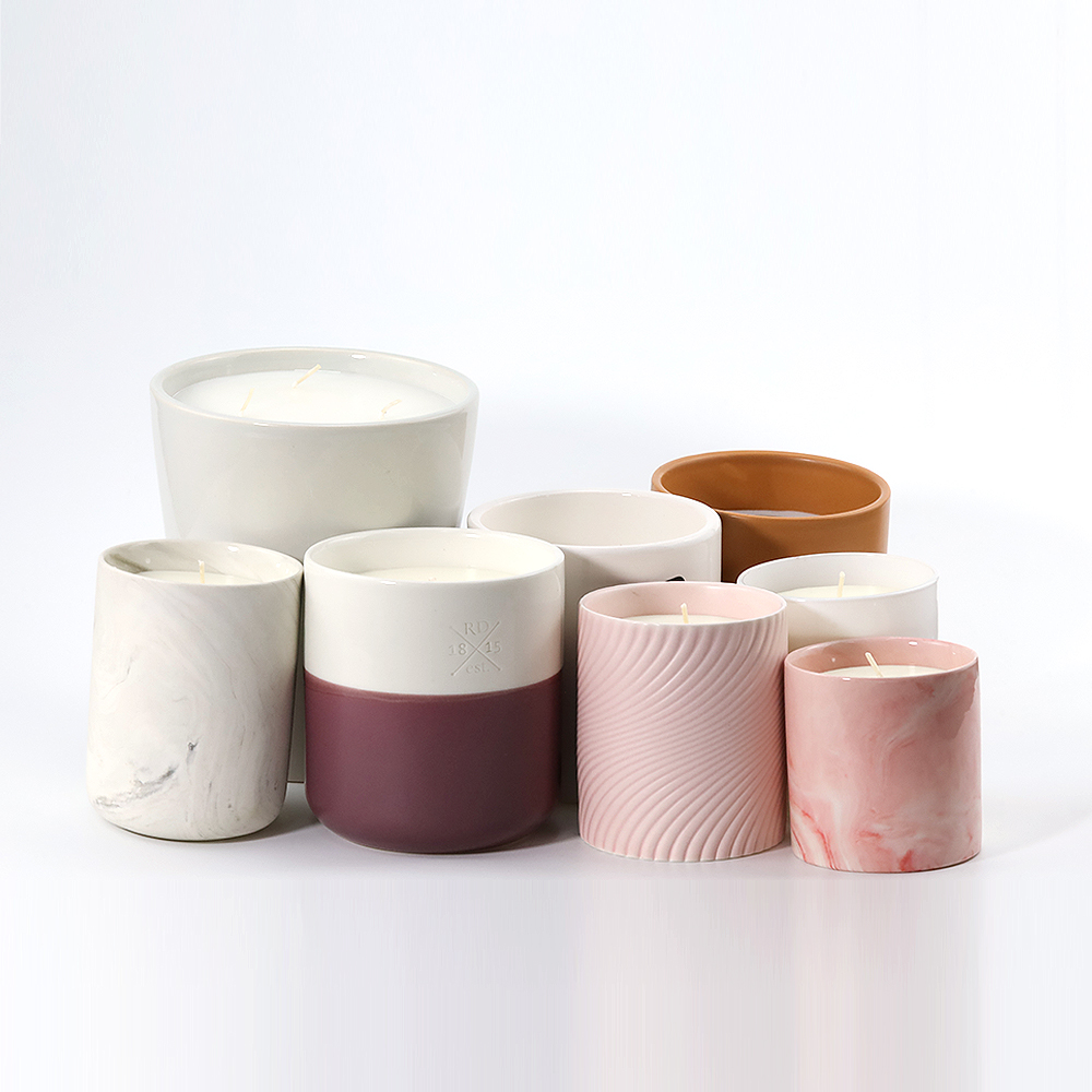 Ceramic jars for candles Wholesale