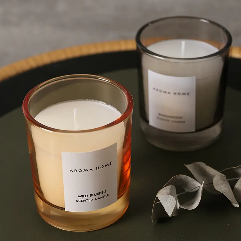 Luxurious and fragrant natural soy wax candle gift for women relieve tension bedroom use