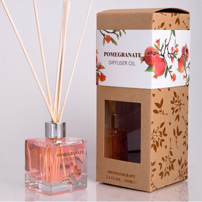 Own Brand Custom Small Size 65ml Aroma Reed Diffuser China Supplier Oil Gift Set Caifede Candles