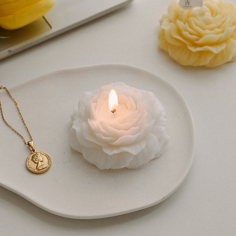 Flower shaped luxury scented candles Australia